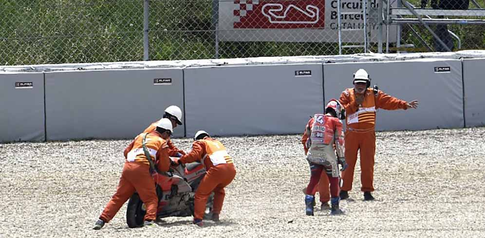 Tiga Balapan, Dovizioso Dua Kali Crash